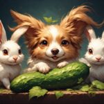 rabbits dog
