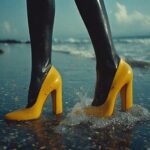 yellow shoes