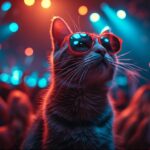 Cardboard Box to Cat Disco cat-dj2