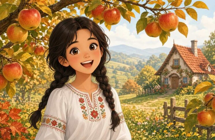 Can A Folk Song About Autumn Apples Really Be Sung By A Computer - comic illustration