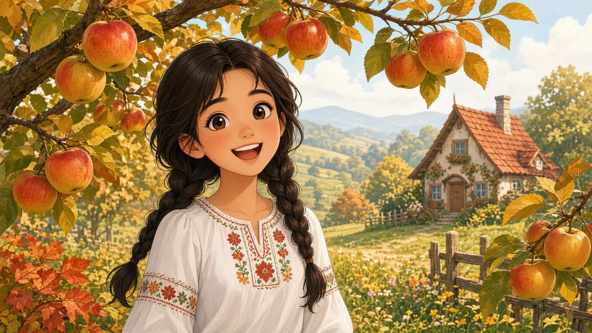 Can A Folk Song About Autumn Apples Really Be Sung By A Computer - comic illustration